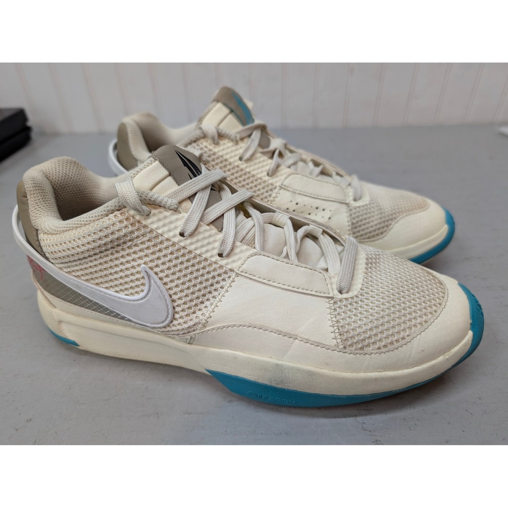 Nike Ja 1 Day One Basketball Shoes Men's 8 Citron Tint Mesh Low Top DR8785-102